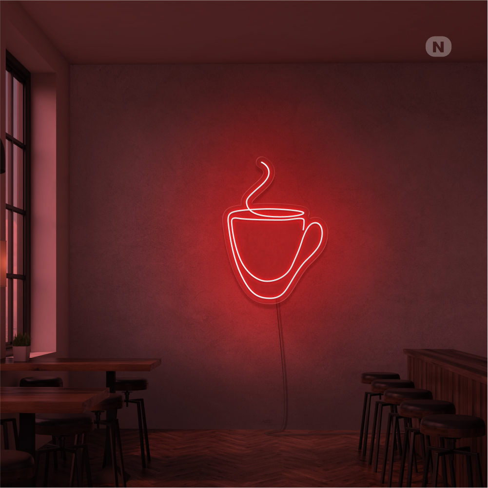 Neon Verlichting Koffiemok