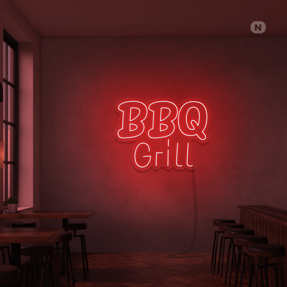 Neon Verlichting BBQ