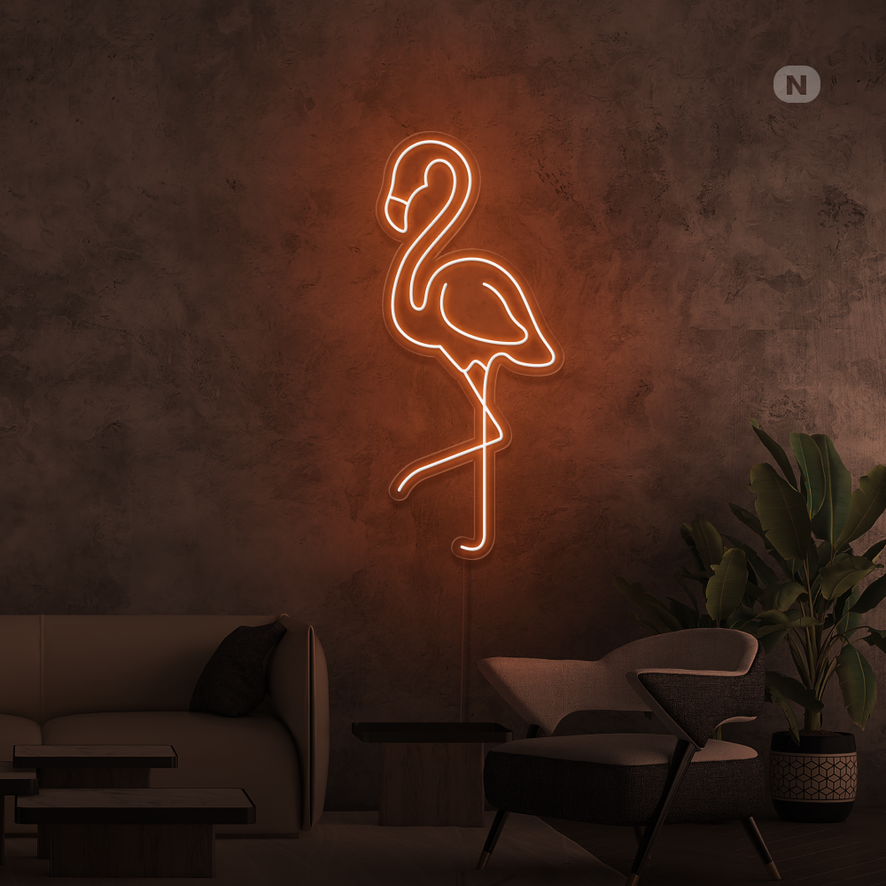 Neon Verlichting Flamingo