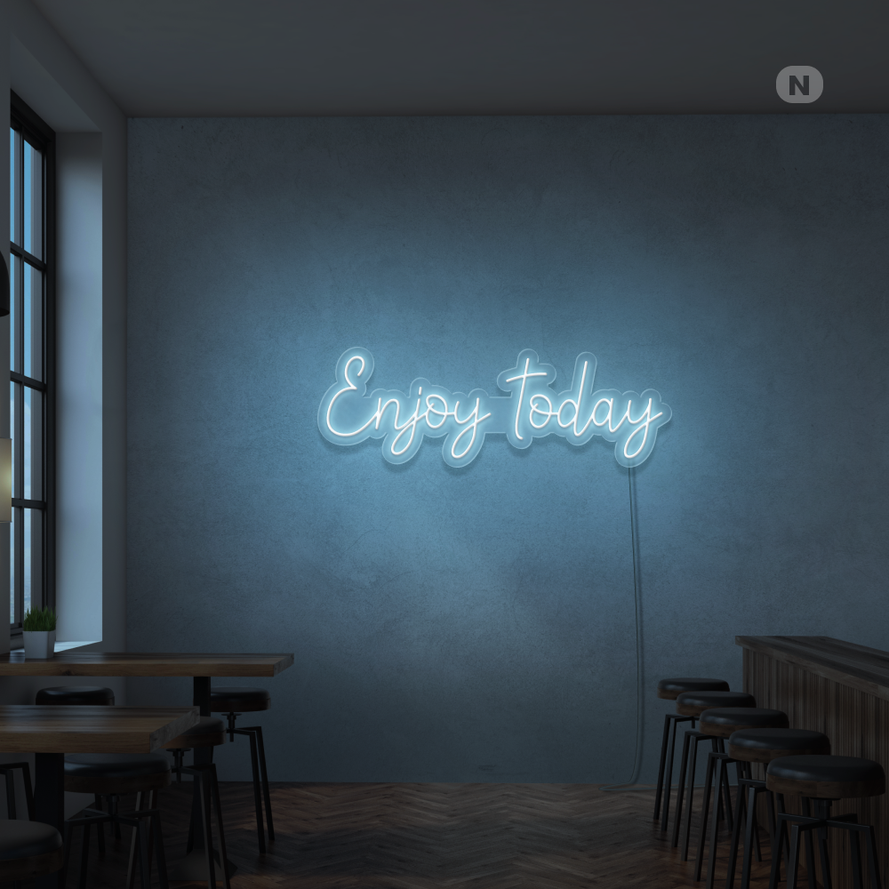 Neon Verlichting Enjoy today