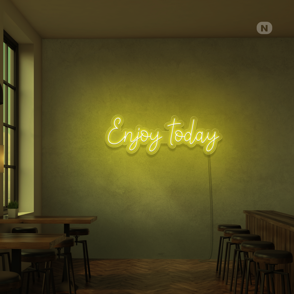 Neon Verlichting Enjoy today