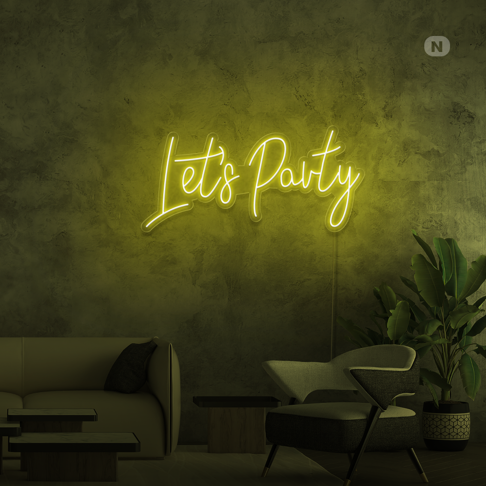 Neon Verlichting Let's Party