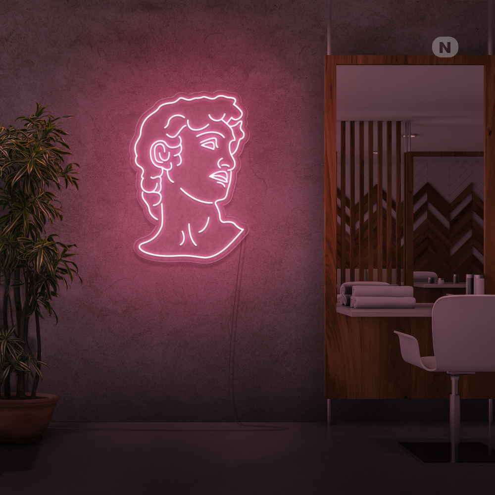 Neon Verlichting Michelangelo's David