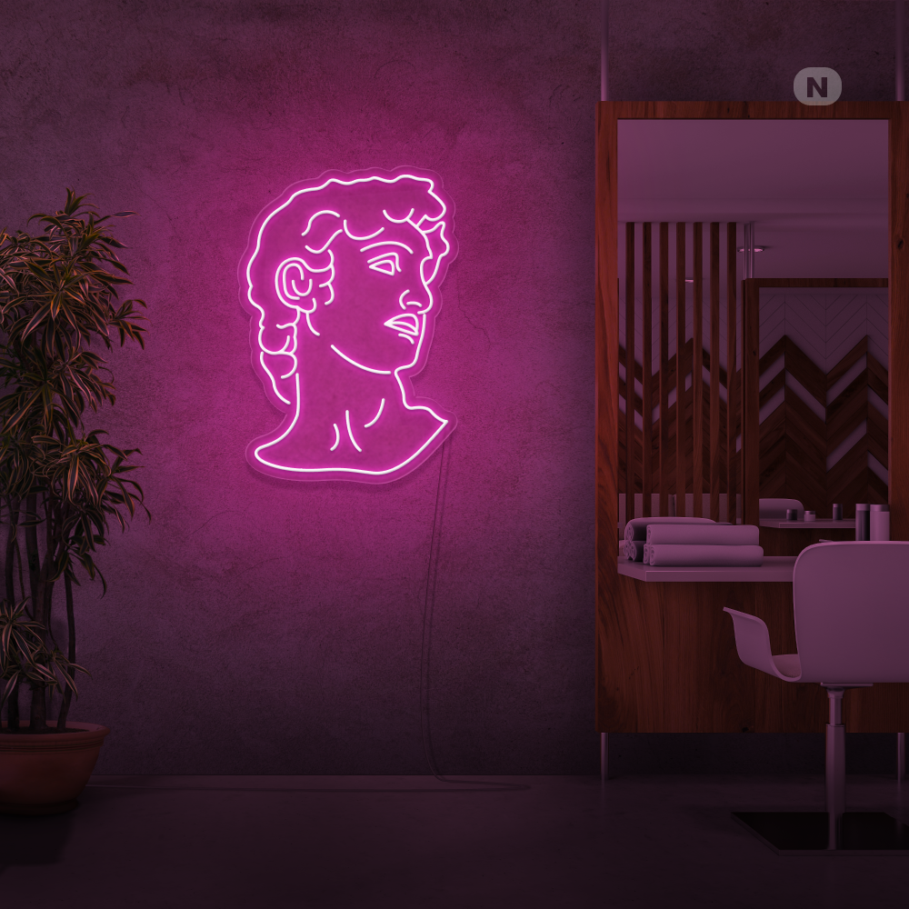Neon Verlichting Michelangelo's David