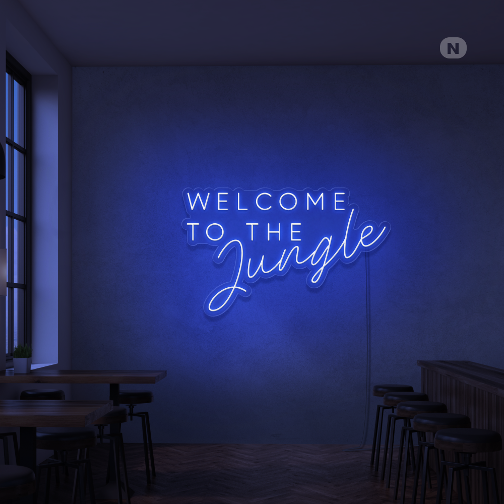 Neon Verlichting Welcome to the Jungle