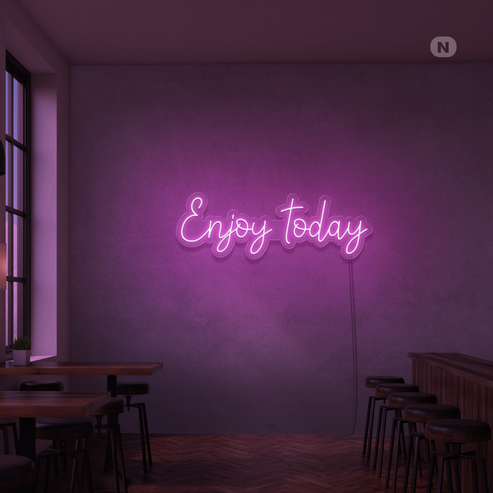 Neon Verlichting Enjoy today