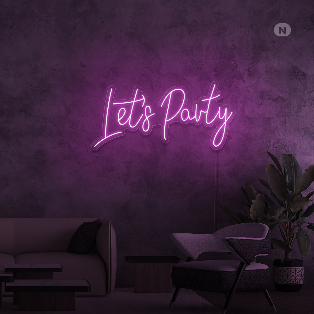 Neon Verlichting Let's Party