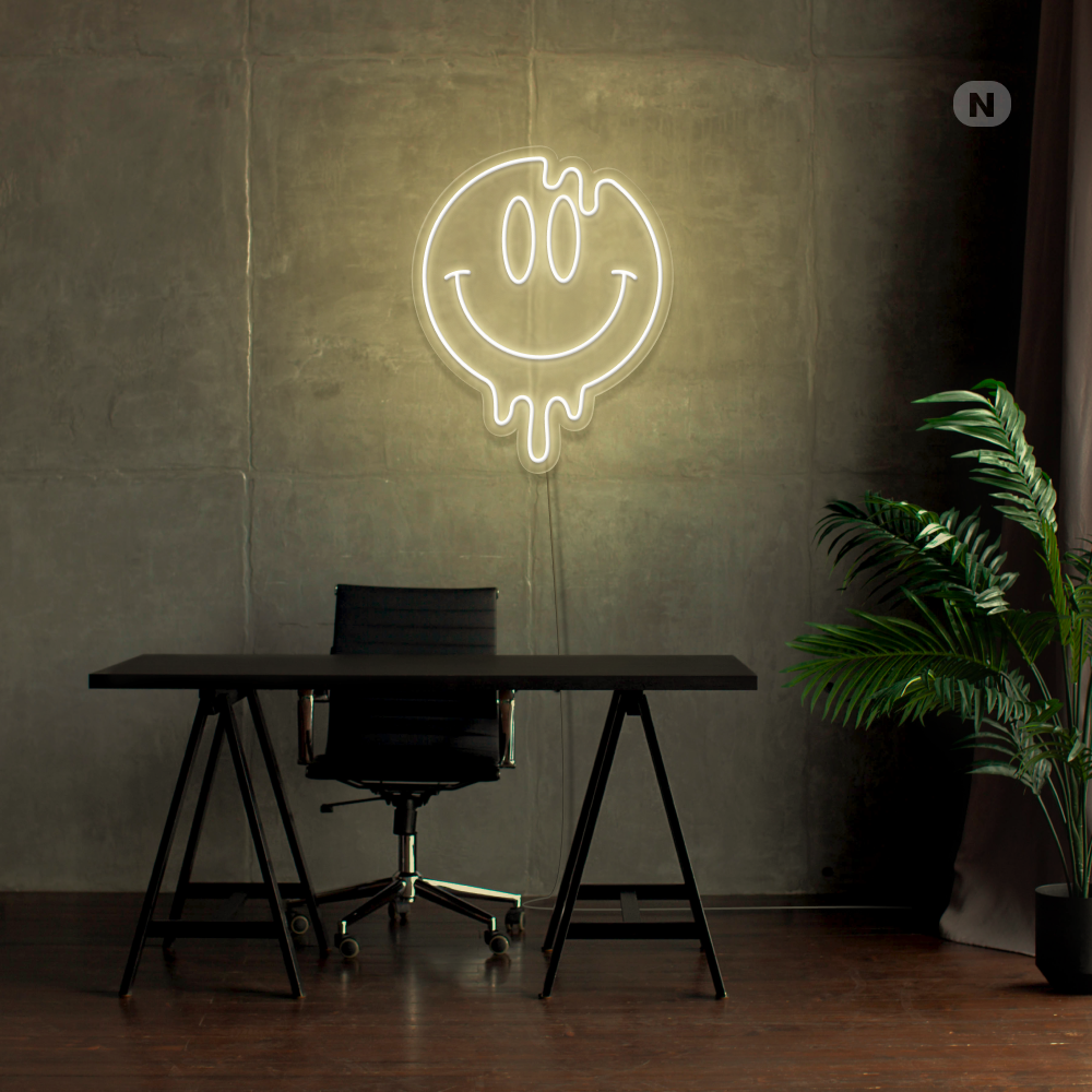 Neon Verlichting Smiley (Buiten)