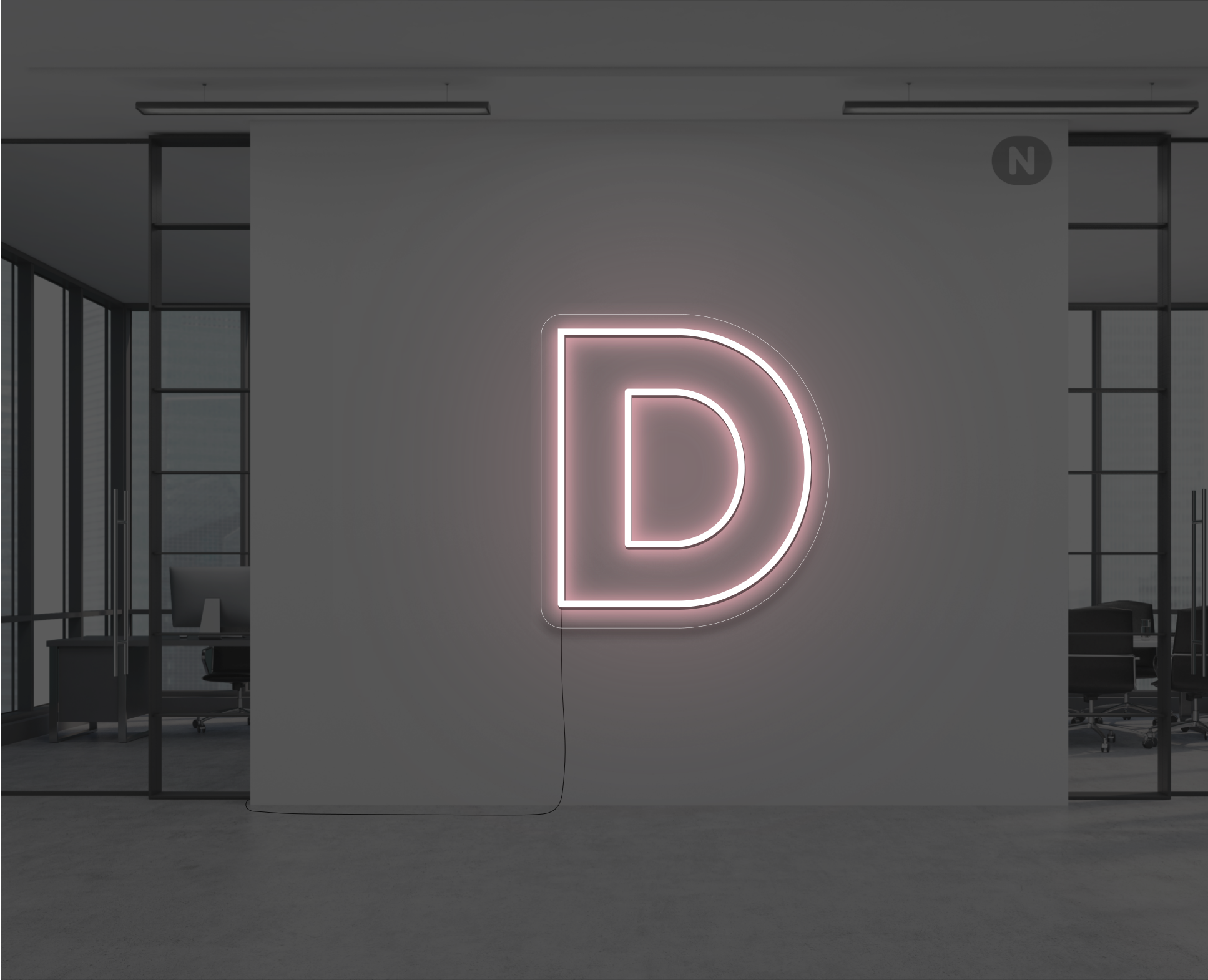 neon-letter-d-lichtroze