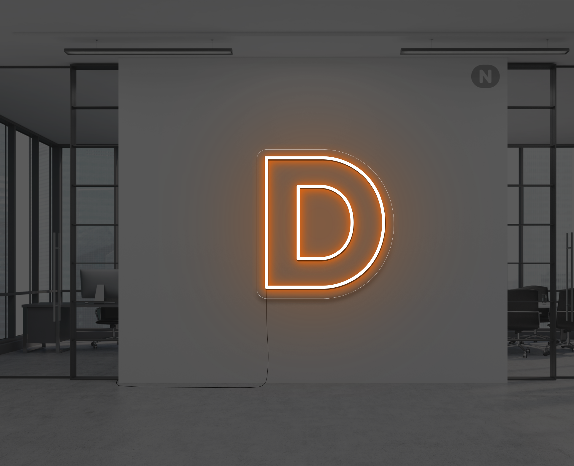 neon-letter-d-oranje