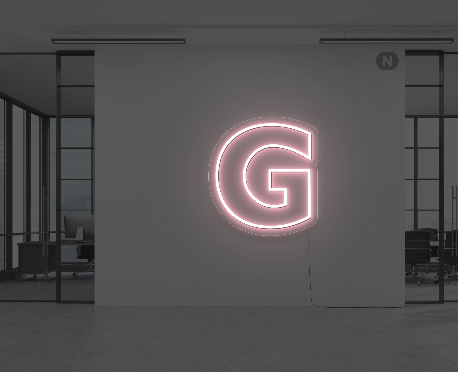 neon-letter-g-lichtroze