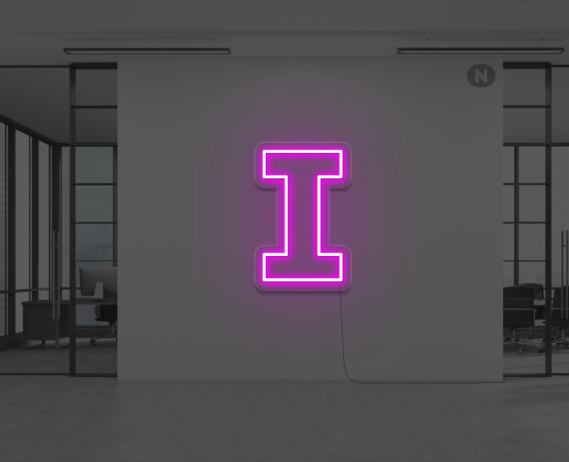 neon-letter-i-roze