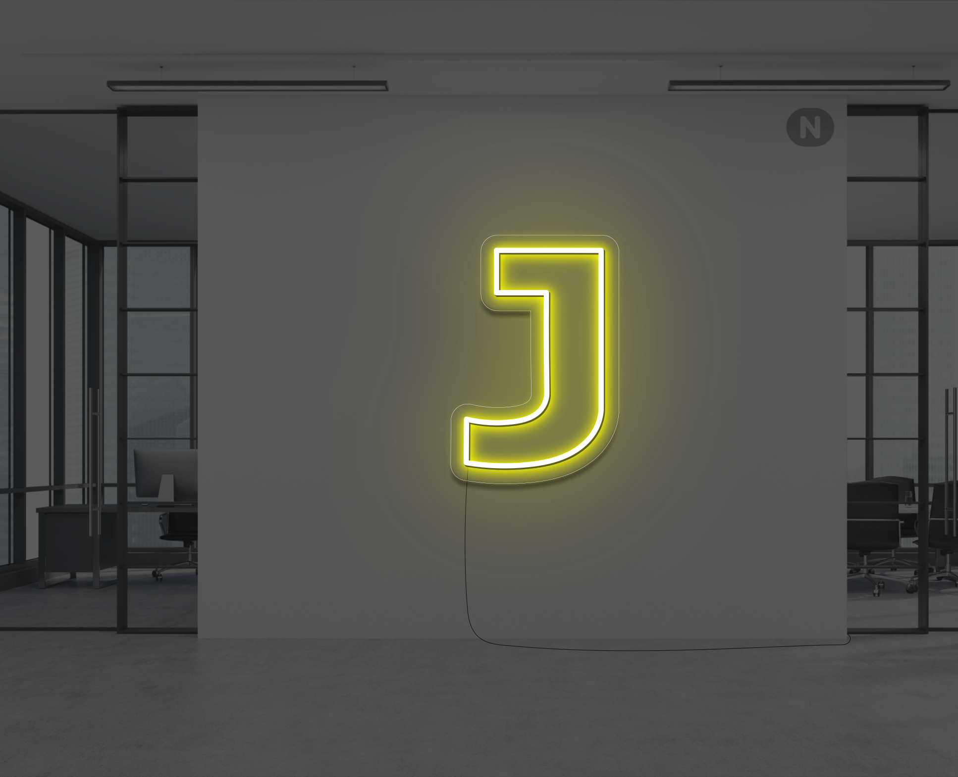 neon-letter-j-geel