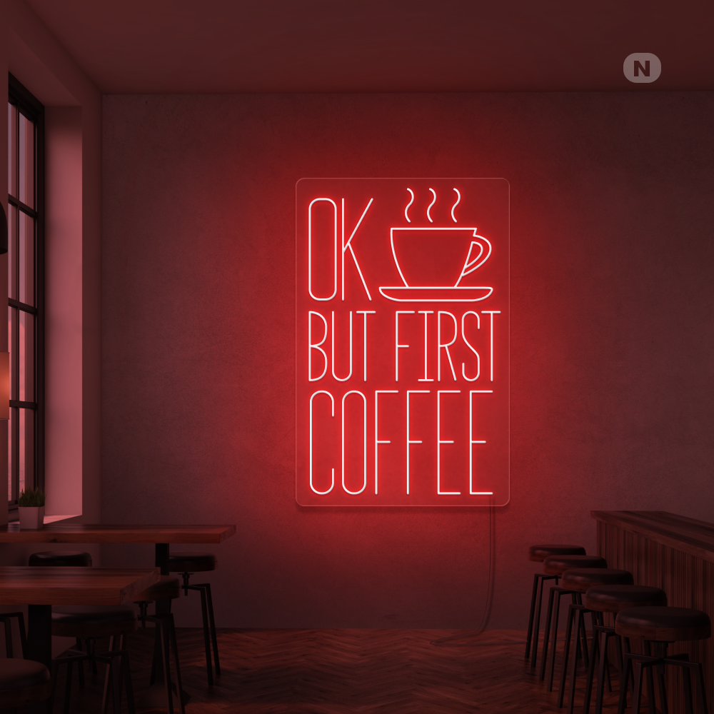 Neon Verlichting Koffie