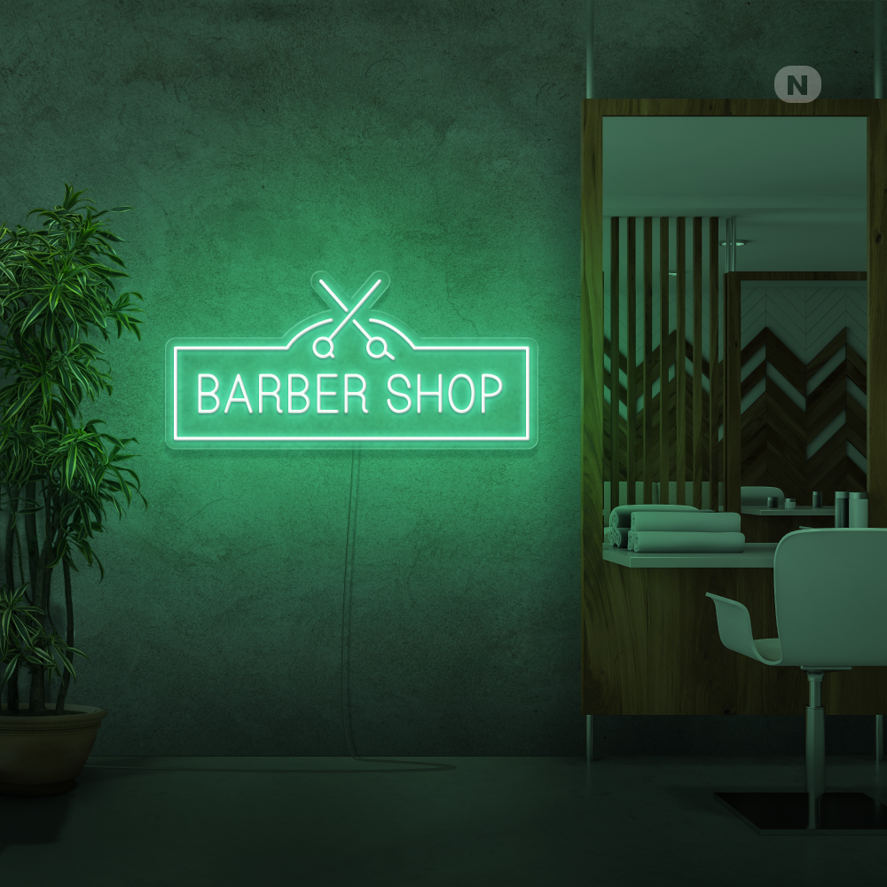 Neon Verlichting Barber Shop