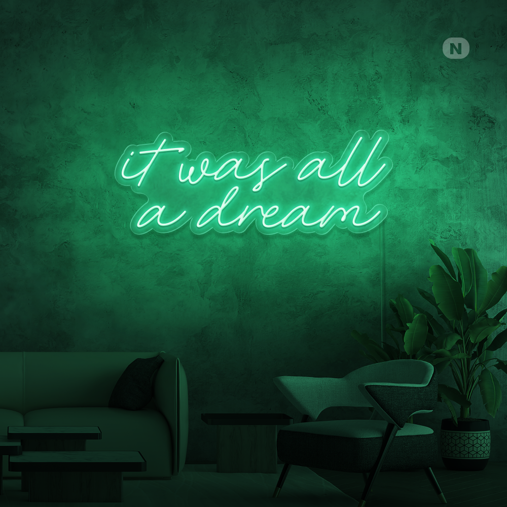 Neon Verlichting It was all a dream