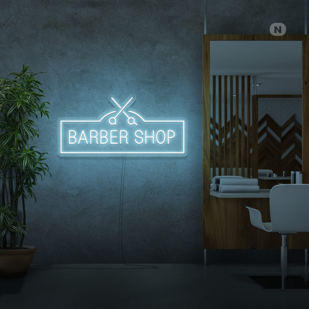 Neon Verlichting Barber Shop