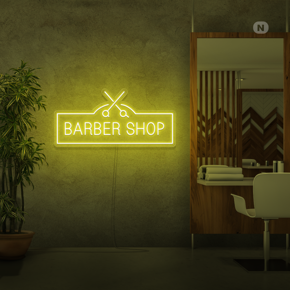 Neon Verlichting Barber Shop