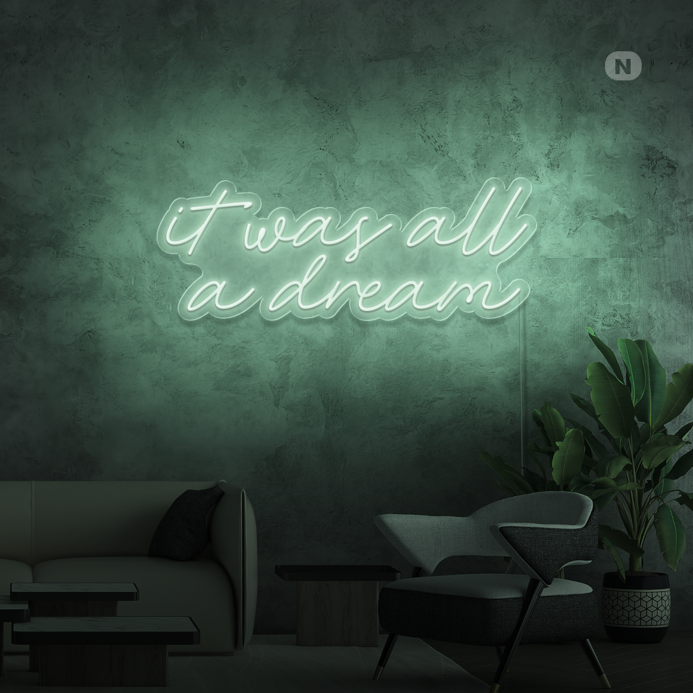 Neon Verlichting It was all a dream