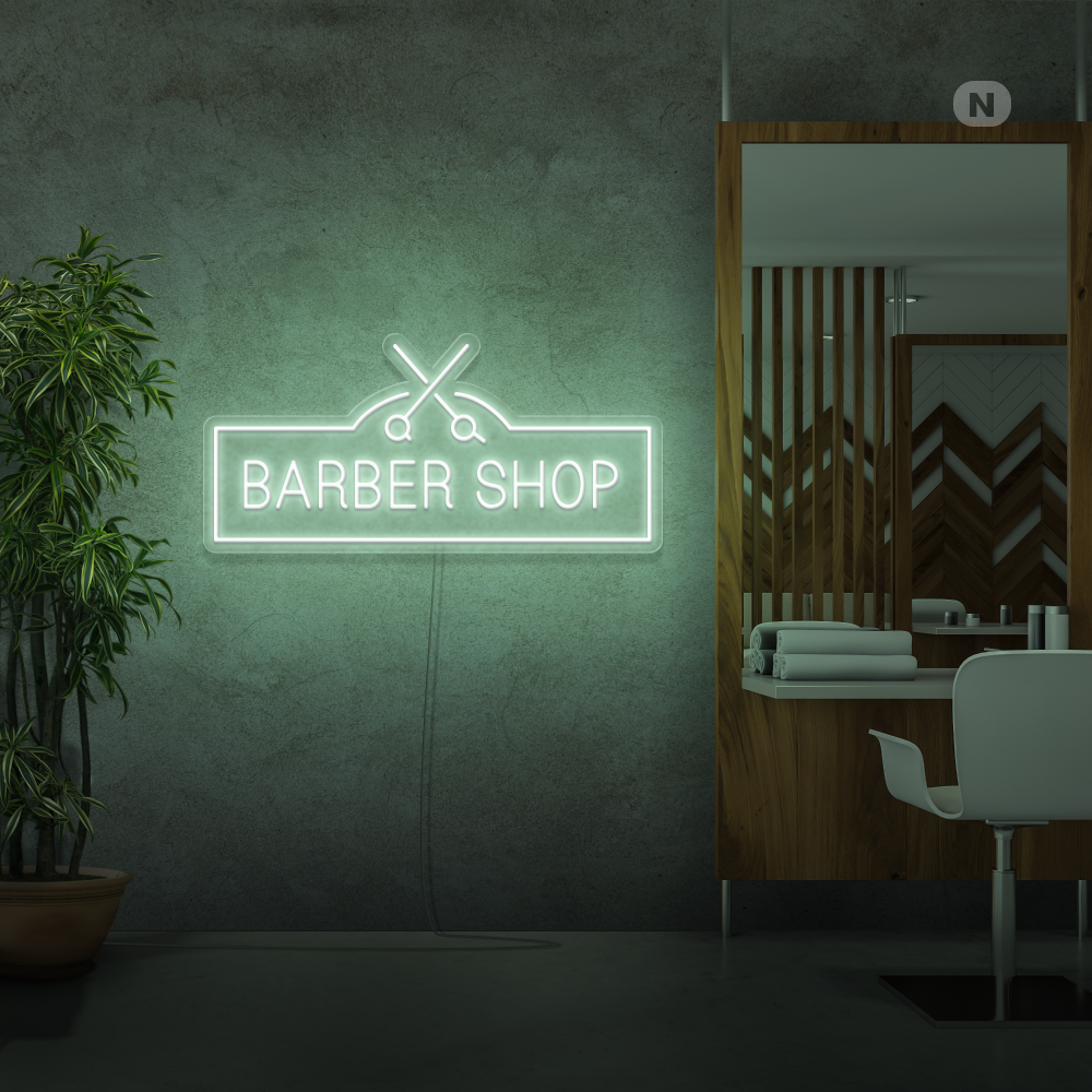 Neon Verlichting Barber Shop