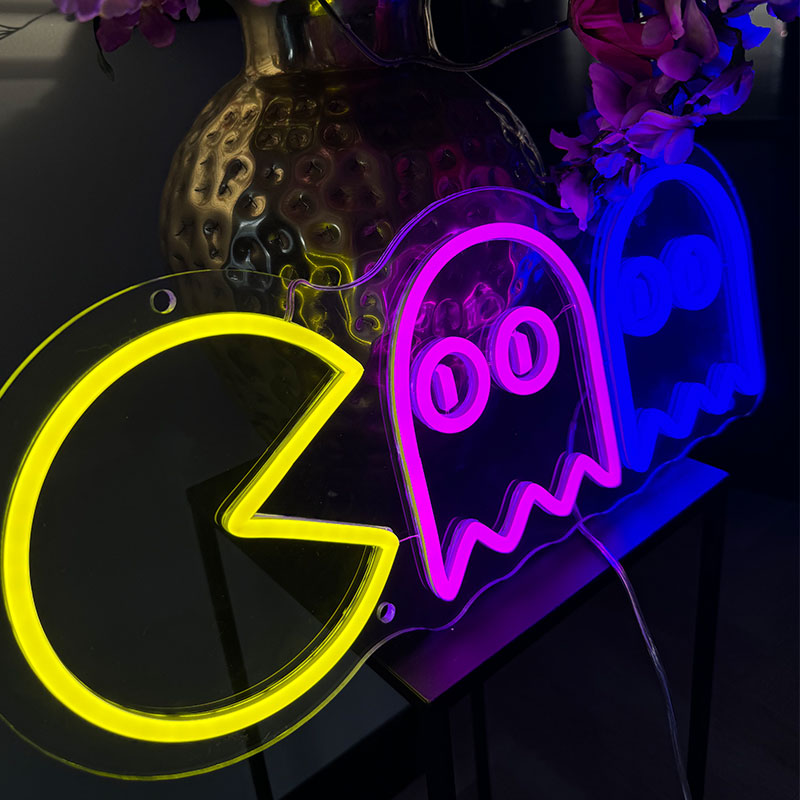 Neon Verlichting Pac Man