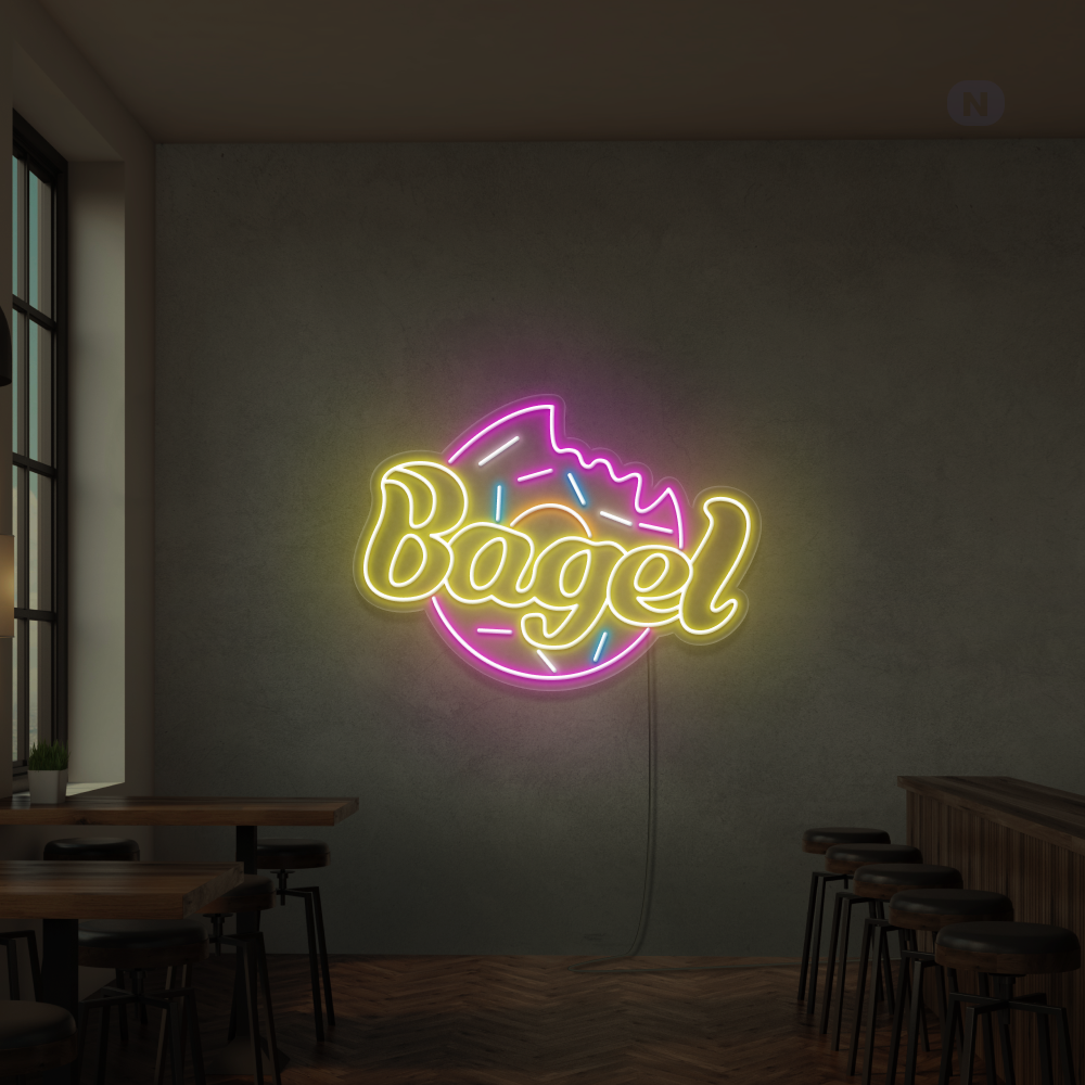 Neon Verlichting Bagel