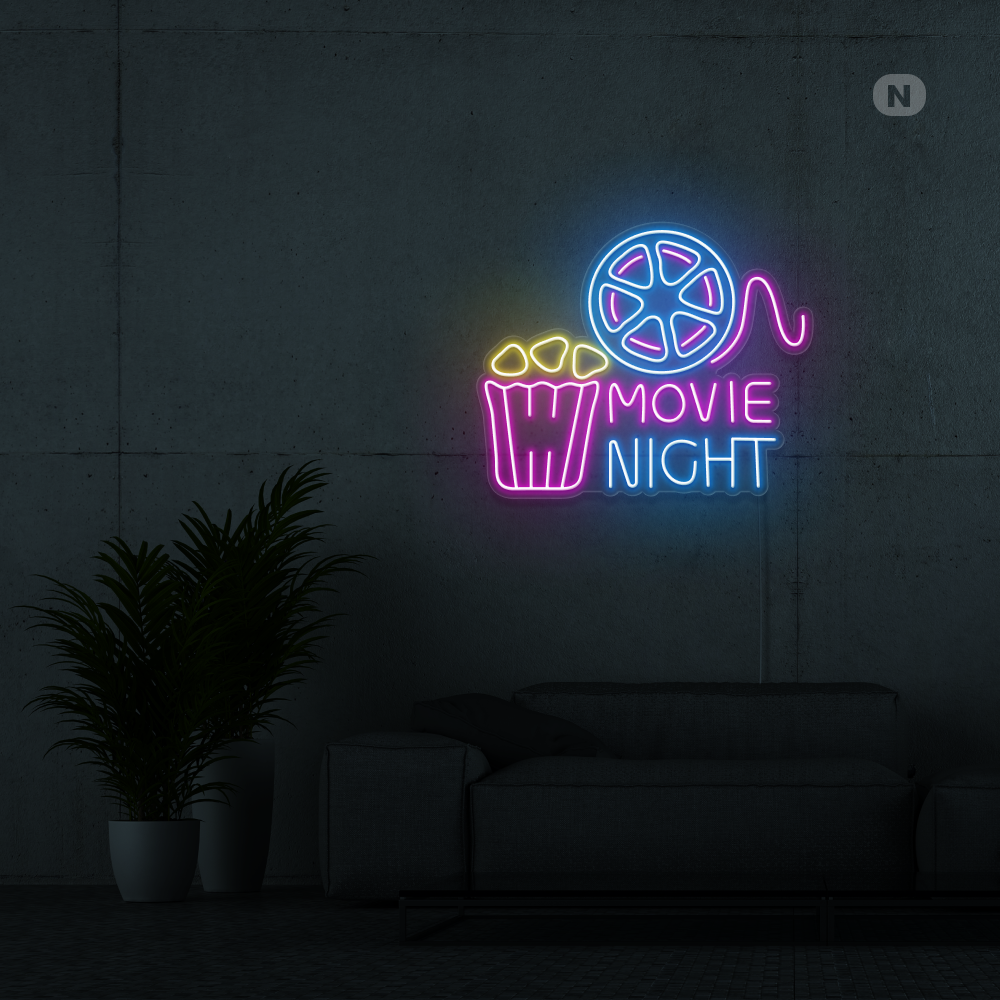 Neon Verlichting Movie Night