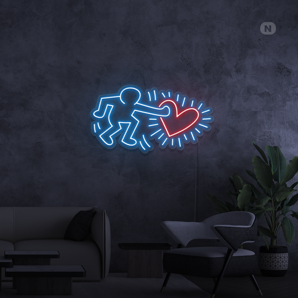 Toilet neon sign