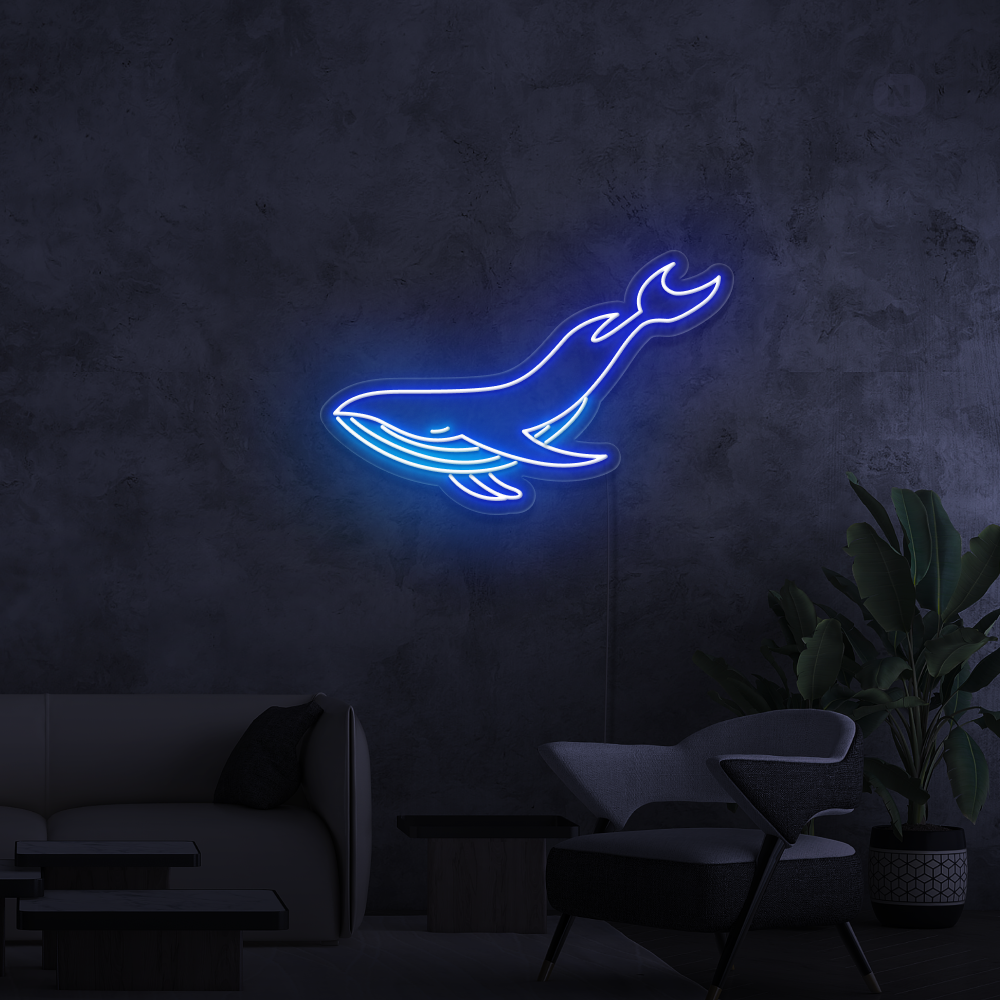 Neon Verlichting Walvis