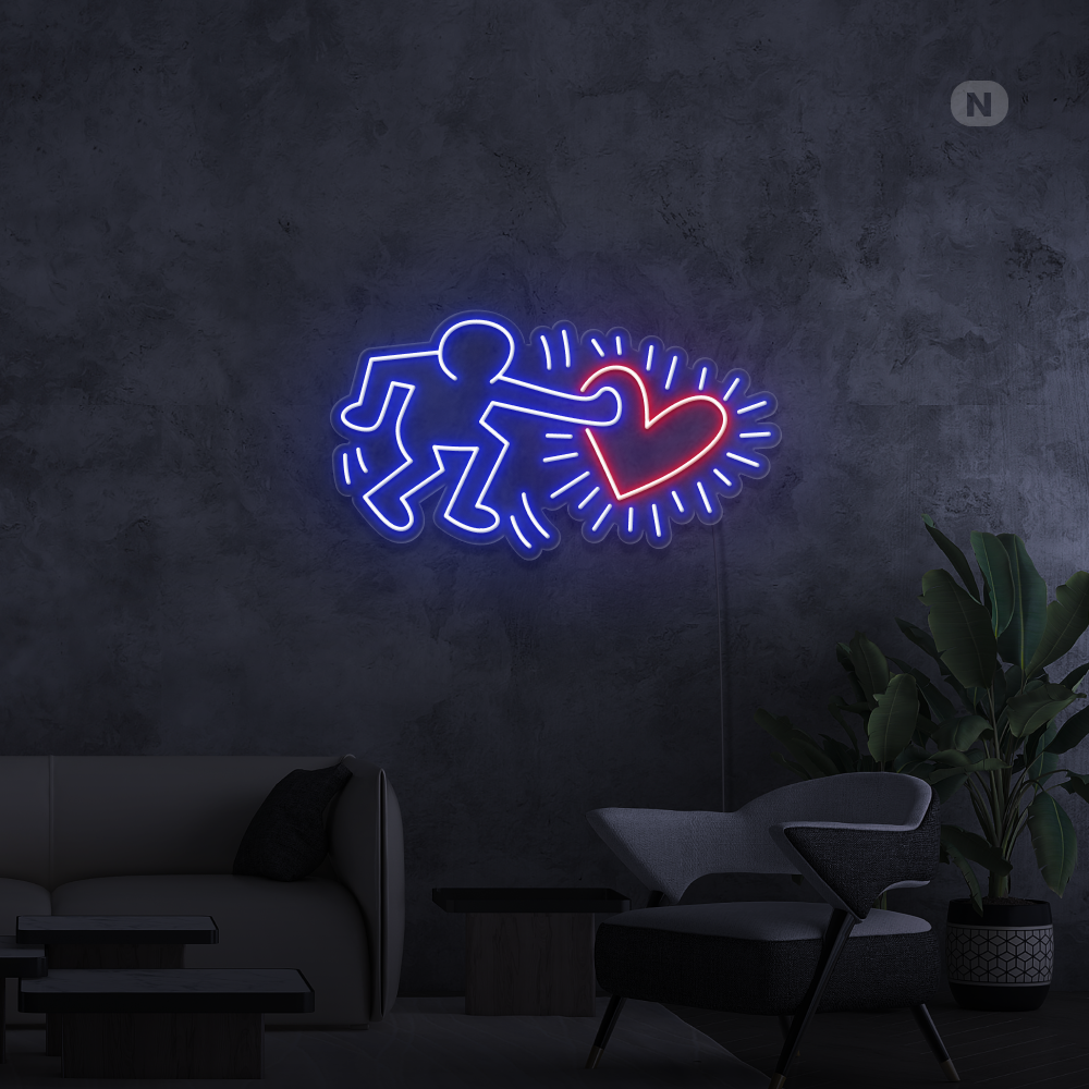 Neon Verlichting Stuur liefde kunst