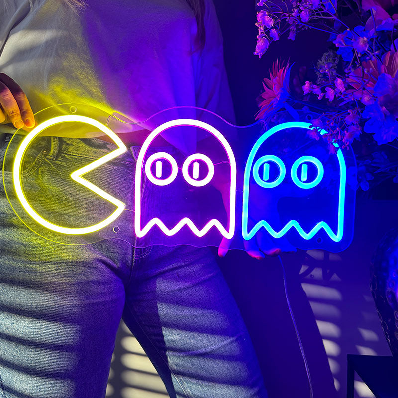 Neon Verlichting Pac Man