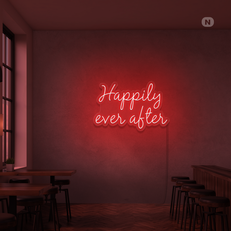 Neon Verlichting Happily ever after