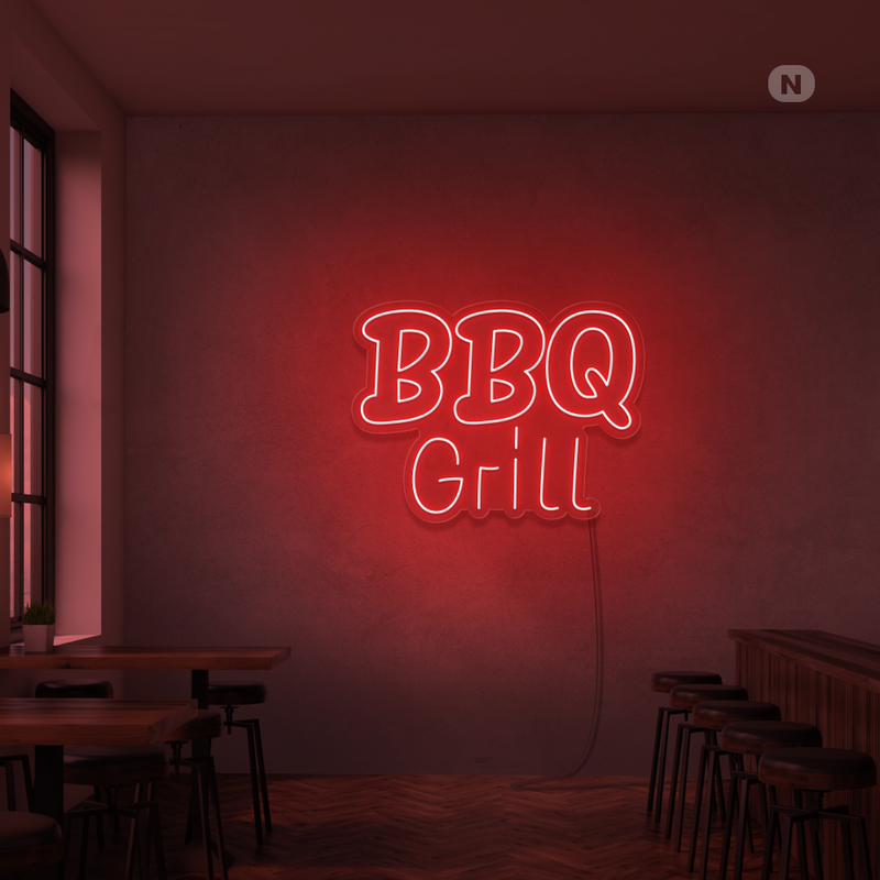 Neon Verlichting BBQ