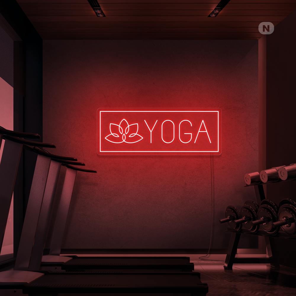 Neon Verlichting Yoga