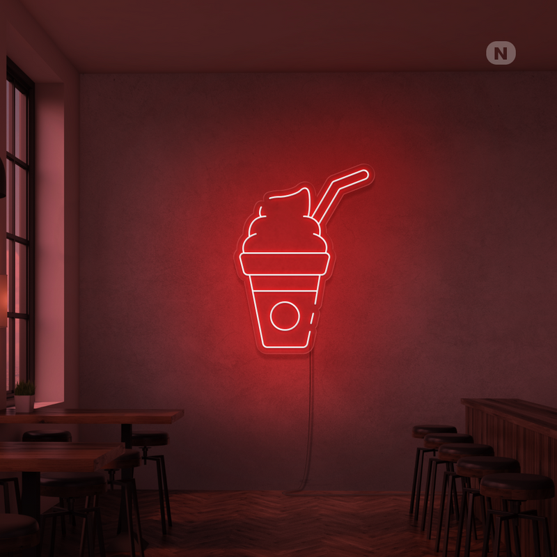 Neon Verlichting Milkshake