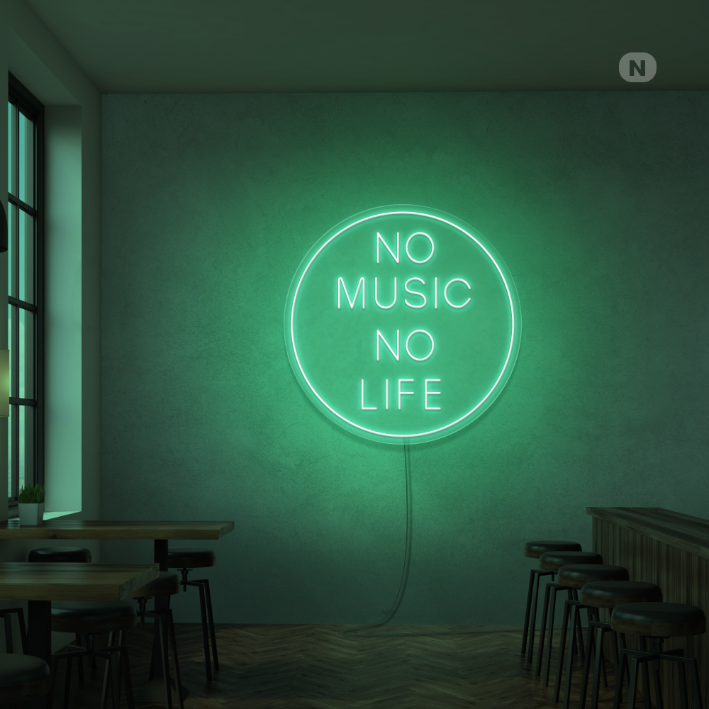Neon logo maken