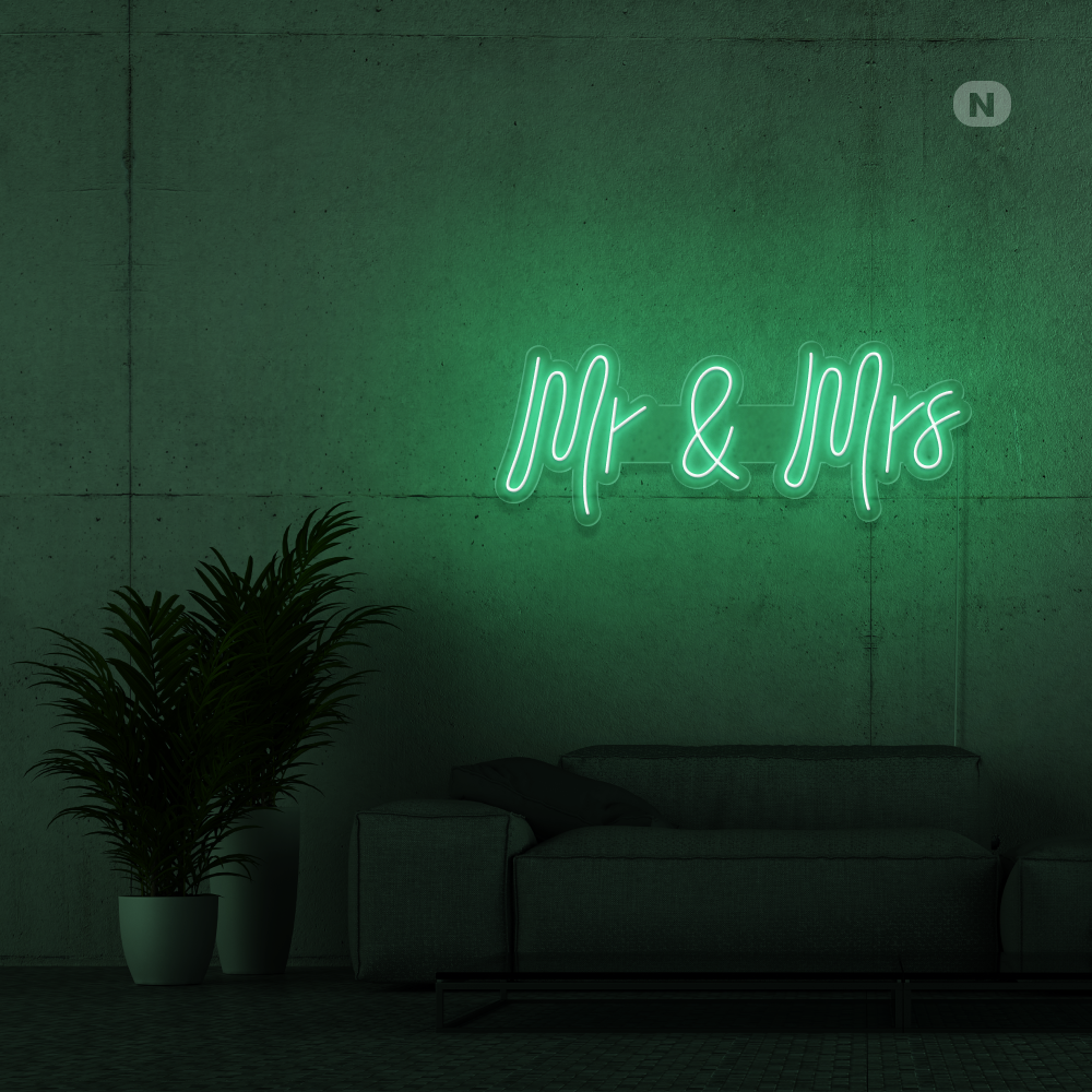 Neon Verlichting Mr & Mrs