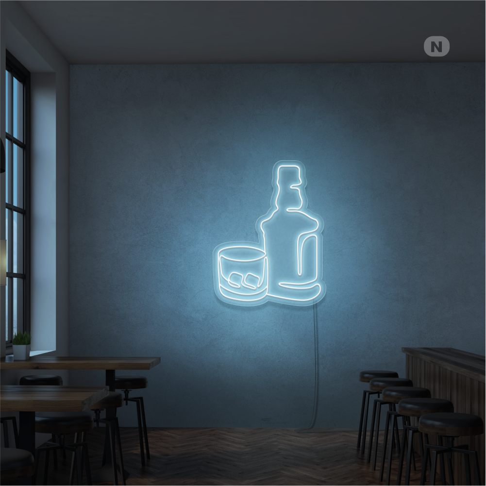 Neon Verlichting Whisky