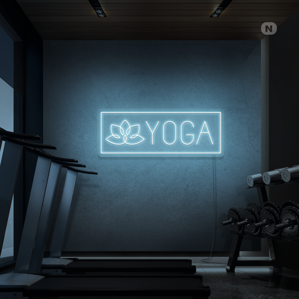 Neon Verlichting Yoga