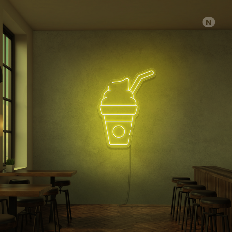 Neon Verlichting Milkshake