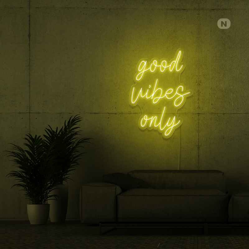 Neon Verlichting Good Vibes Only