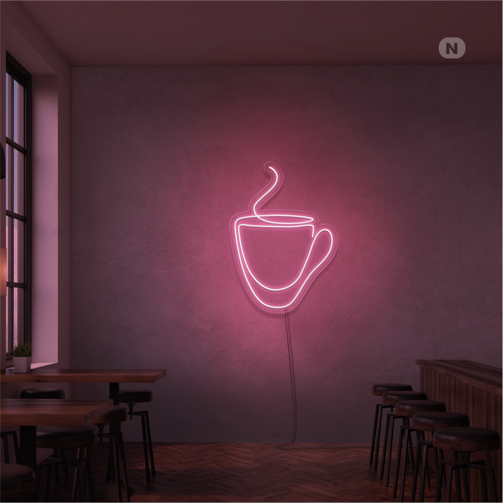 Neon Verlichting Koffiemok