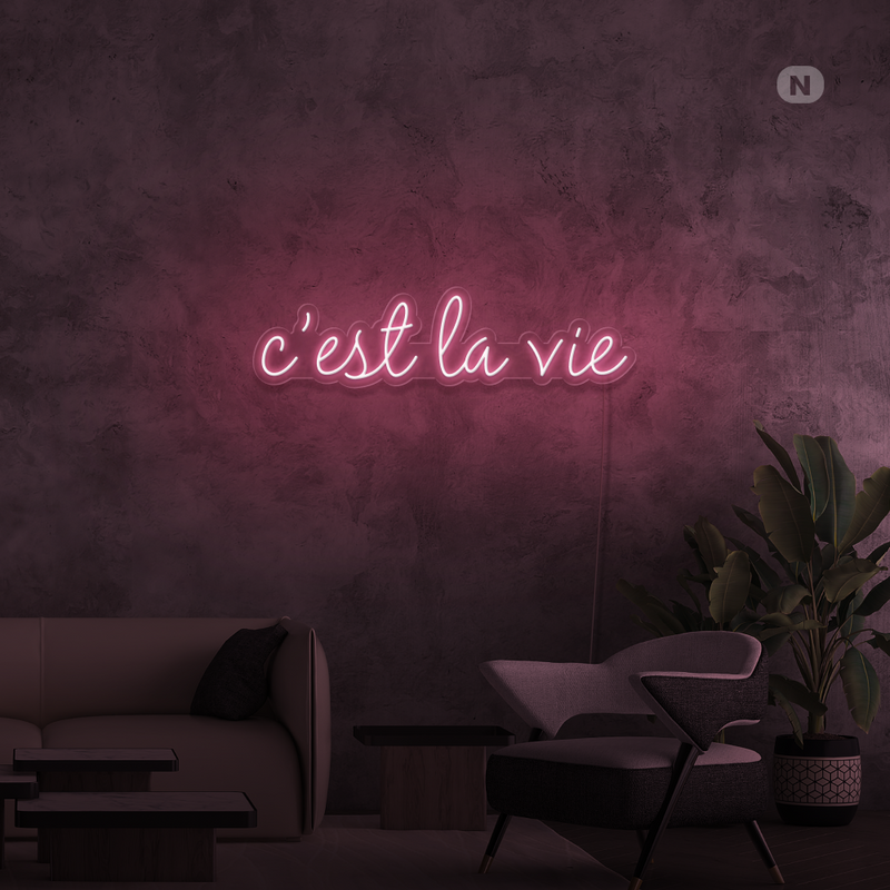 Neon Verlichting C'est La Vie