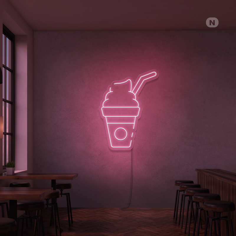 Neon Verlichting Milkshake