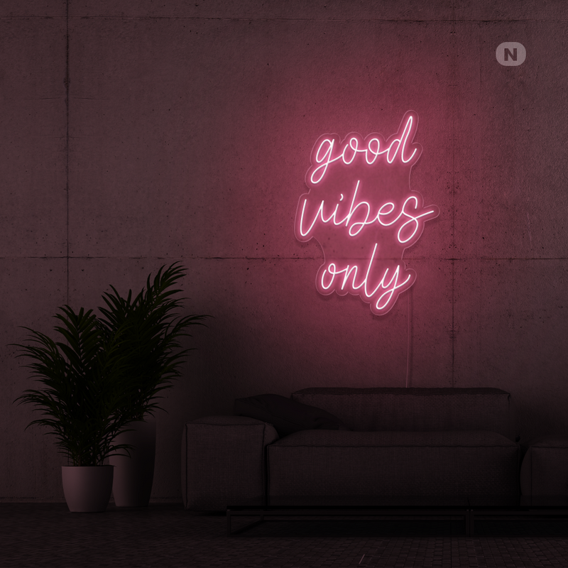 Neon Verlichting Good Vibes Only