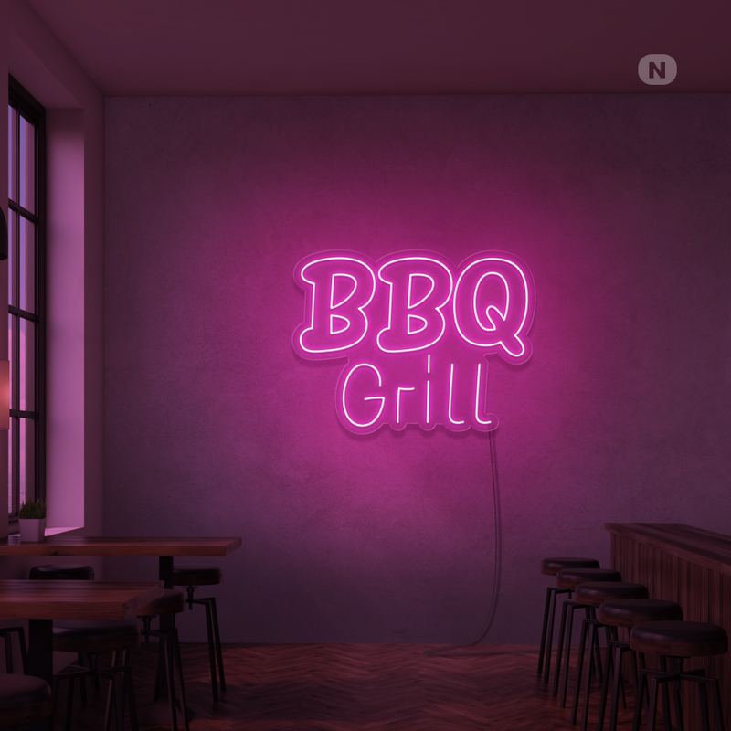 Neon Verlichting BBQ