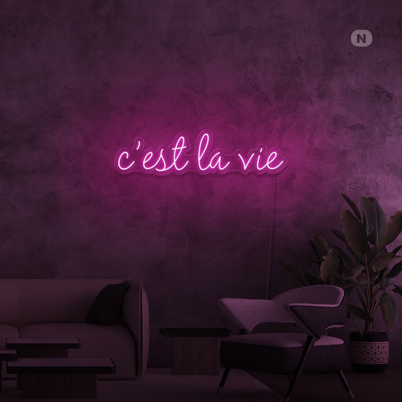 Neon Verlichting C'est La Vie