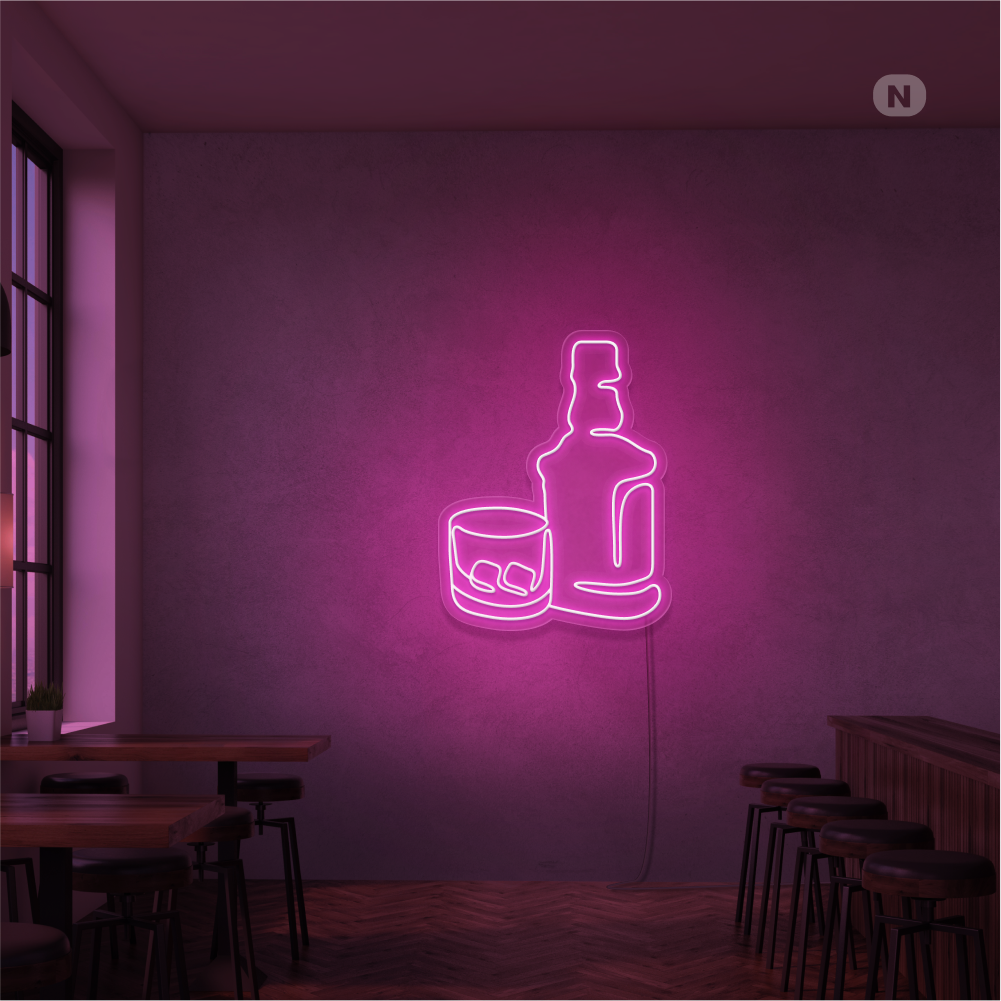 Neon Verlichting Whisky