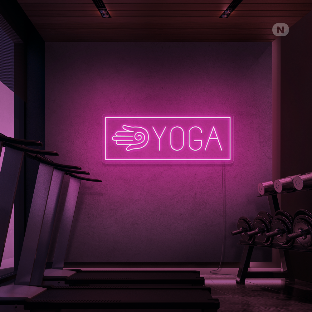 Neon Verlichting Yoga