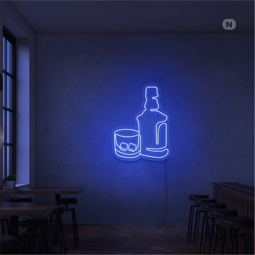 Neon Verlichting Whisky